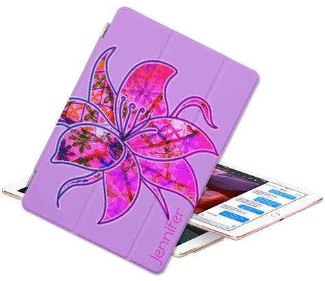 iPad case or sleeve. iPad Pro cover and stand. Cool floral design for ...