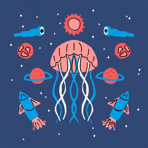 Jellyfish in Space | Skillshare Student Project