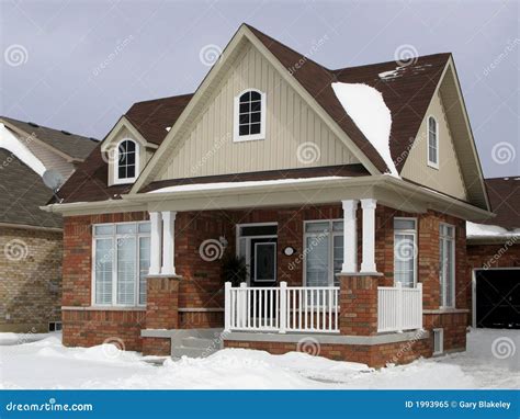 Small Suburban House stock image. Image of garden, house - 1993965