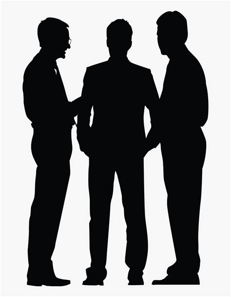 Business Meeting Silhouette - Business People Silhouette Png, Transparent Png , Transparent Png ...