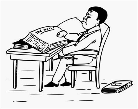 Reading Books Clipart Black And White