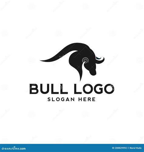 Bull Art Logo Design Inspiration Illustration Logo Animal Farm Cattle ...