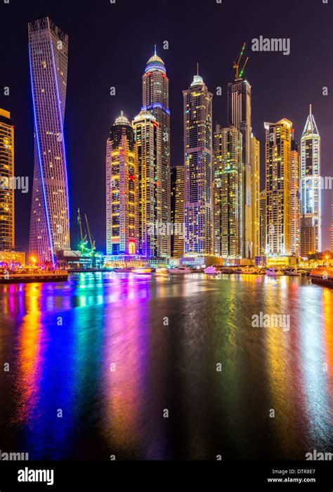 Skyscrapers in Dubai Marina. UAE Stock Photo - Alamy