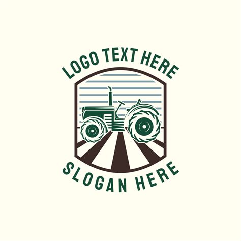 Vintage Farm Tractor Logo | BrandCrowd Logo Maker