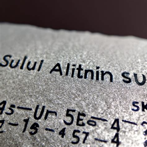 Exploring Aluminum Sulfite Formula: Chemistry, Properties, and ...