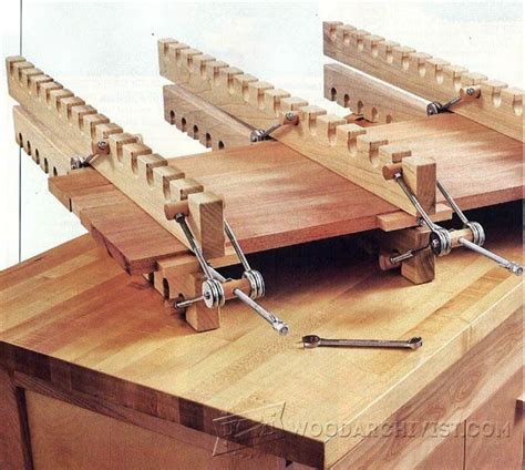 DIY Panel Clamps - Panel Glue Up Tips, Jigs and Techniques - Woodwork ...