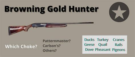 Top 3 Best Chokes for the Browning Gold Hunter - WaterfowlChoke