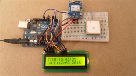 Arduino GPS real time clock with NEO-6M module