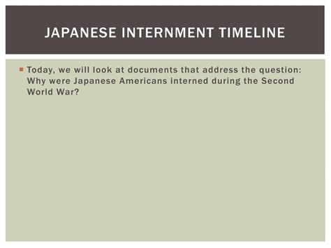 PPT - Japanese internment PowerPoint Presentation, free download - ID ...