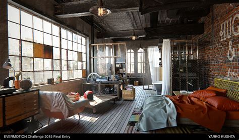 Brooklyn NYC Loft on Behance