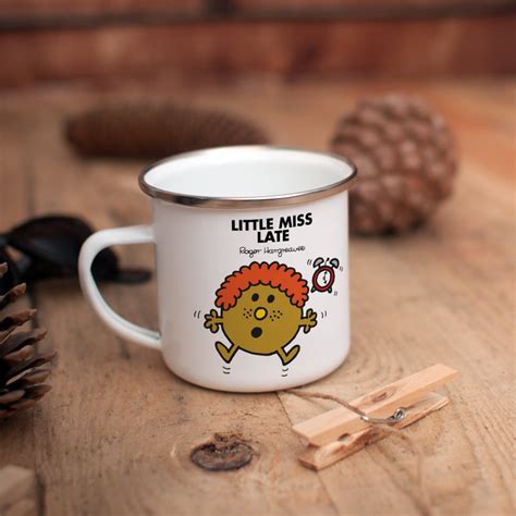 Personalised Little Miss Late Children's Mug