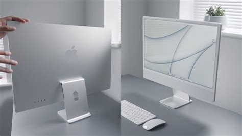 2021 iMac Silver Unboxing and First Impressions - YouTube