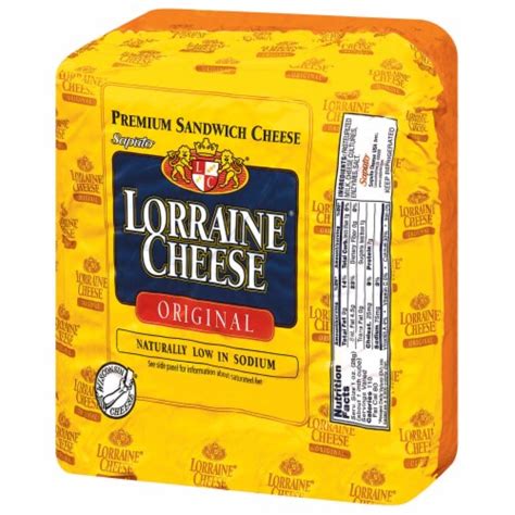 Lorraine Cheese Original Premium Sandwich Cheese Fresh Sliced Deli ...