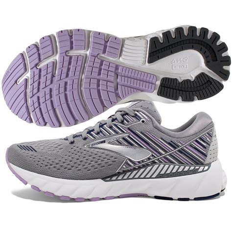 | Brooks Adrenaline GTS 19 Women’s Grey/Lavender/NavyWorld Footbag