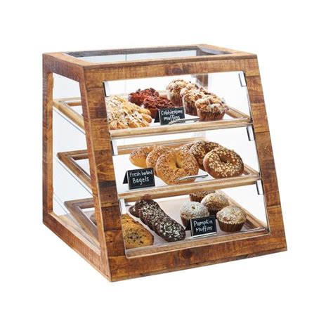 Madera Slanted Bakery Cases - Cal-Mil Plastic Products Inc. | Bakery display case, Bakery ...