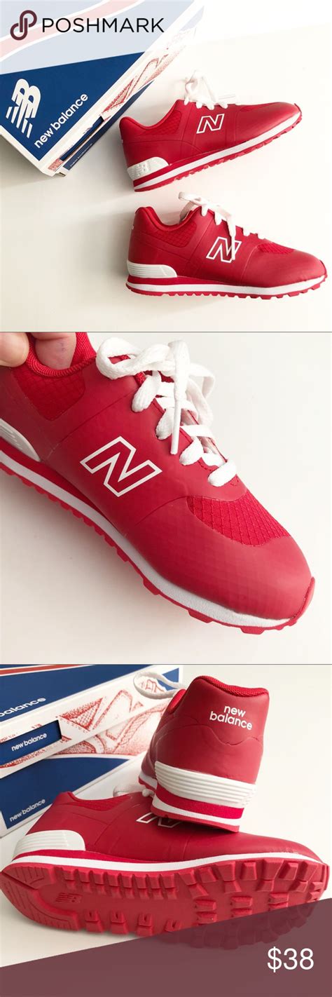 NWT! New Balance Red Sneakers Brand new! Comes with box New Balance ...