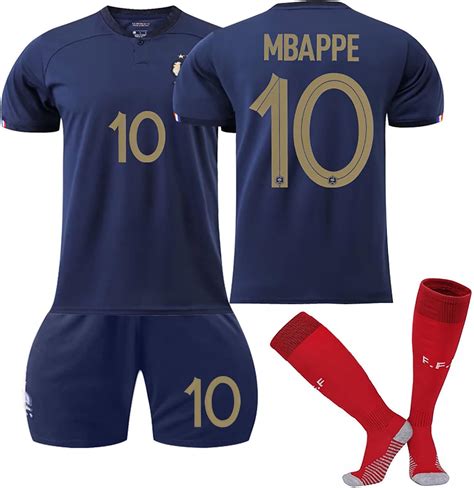 France National Team 2022/23 Stadium Home (Kylian Mbappe) Men's Nike Dri-FIT Long-Sleeve Soccer ...