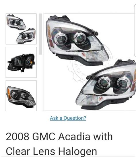 2008 GMC Acadia Headlights - Part Swap