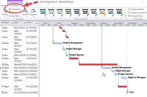 How to Use the Critical Path in Microsoft Project - SkillForge