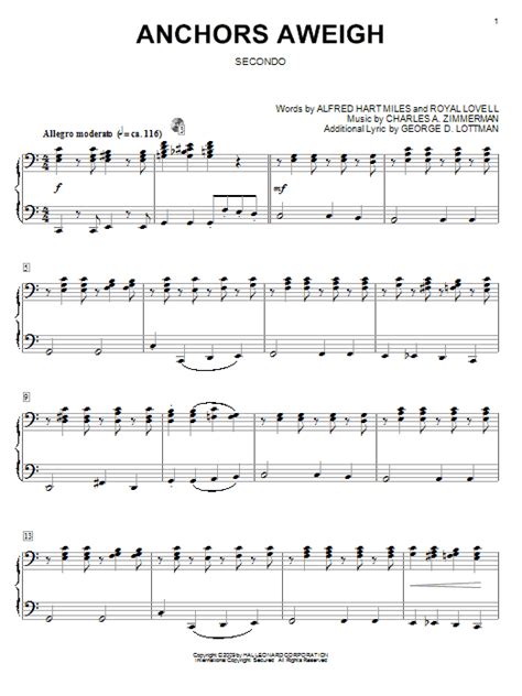 Anchors Aweigh | Sheet Music Direct