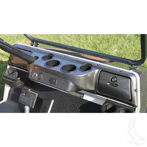 Club Car DS Golf Cart Custom Dash with Locking Glove Boxes & Four Cup ...