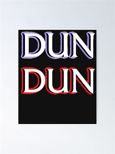 "Dun dun meme (law, order, parody)" Poster for Sale by CohenArnett ...