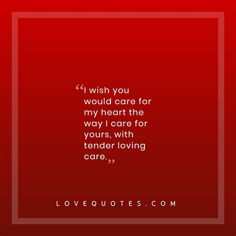 Tender Loving Care - Love Quotes