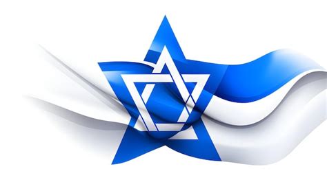 Premium AI Image | Israel flag davids star symbol peace generative AI war bombing israeli palestine