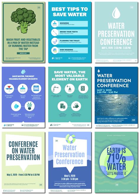 Customize Water Conservation Posters