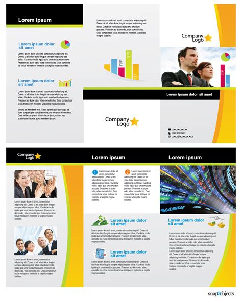 Free Business Vector Brochure Template in Illustrator