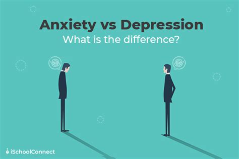 The difference between anxiety and depression