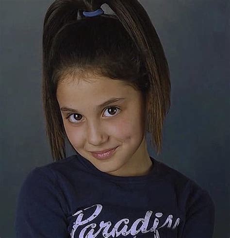 Ariana Grande as a child : r/pics