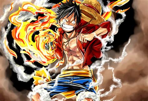 Monkey D Luffy Red Desktop Wallpaper One Piece Wallpaper K | The Best ...