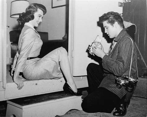 Elvis and Judy Tyler 1957 | Elvis presley, Elvis presley photos, Young elvis