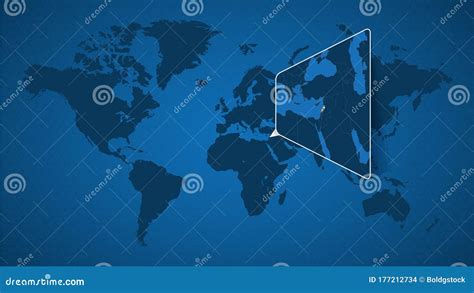 Detailed World Map with Pinned Enlarged Map of Lebanon and Neighboring ...