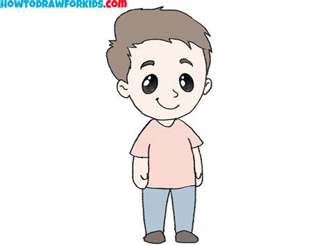 How to Draw a Little Boy - Easy Drawing Tutorial For Kids