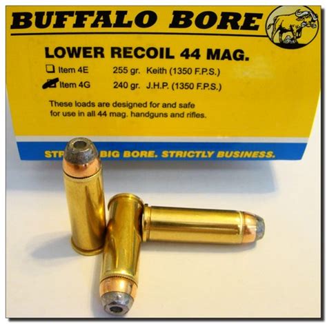 Lower Recoil .44 Magnum Pistol & Handgun Ammunition