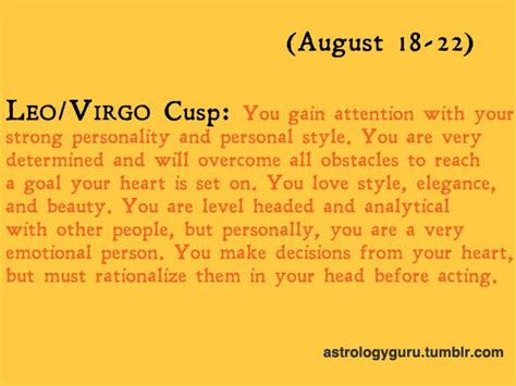 cusp | Leo and virgo, Leo virgo cusp, Virgo quotes