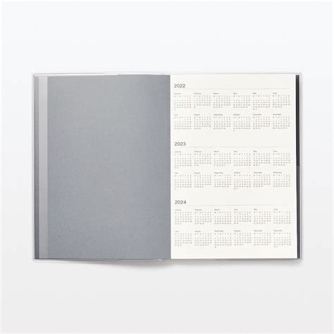 Muji Vertical 2023 Planner Muji 2023 Scheduler A5/B6 Size - Etsy Australia