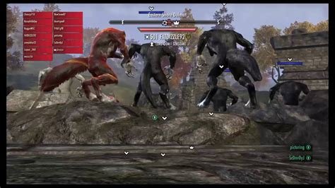 ESO WEREWOLF pvp group - YouTube