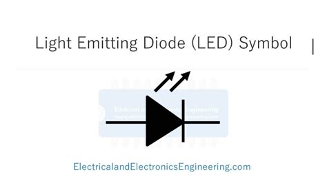 Light Emitting Diode Symbol - LED Symbol - Electrical and Electronics Engineering