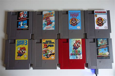 My Super Mario cartridges : nes