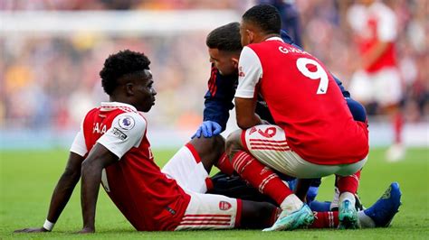 Bukayo Saka suffers foot injury - Ikeja Bird