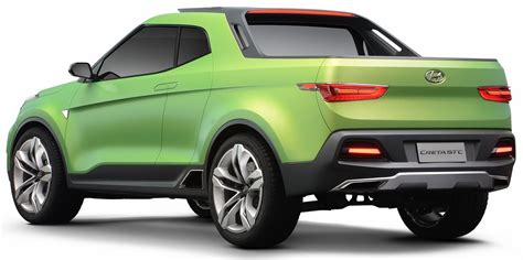 Hyundai Creta Sport Truck Concept rear three quarters