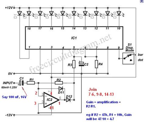 LM3915 Circuit how to adjust input level? - Electrical Engineering ...