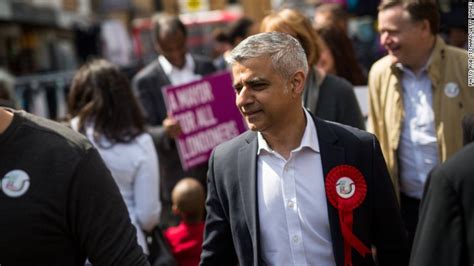 London's new mayor Sadiq Khan wants to make the city 'fairer and more equal'