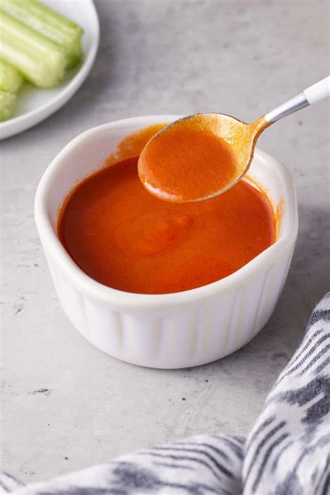 The Easiest Buffalo Sauce (5 Ingredients) - My Forking Life