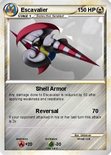 Pokémon Escavalier 5 5 - Shell Armor - My Pokemon Card