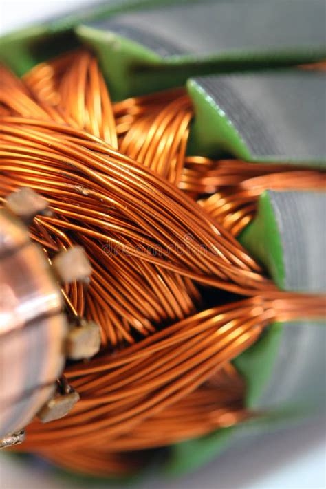 Motor Coil stock photo. Image of cast, copper, coil, winding - 10384574