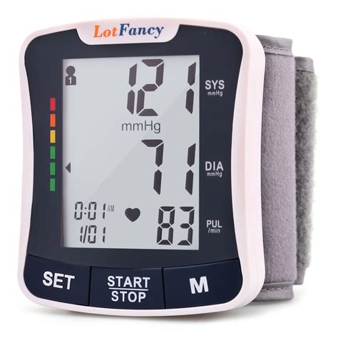 Digital Wrist Blood Pressure Cuff Monitor with Portable Case for Home Use - Walmart.com ...